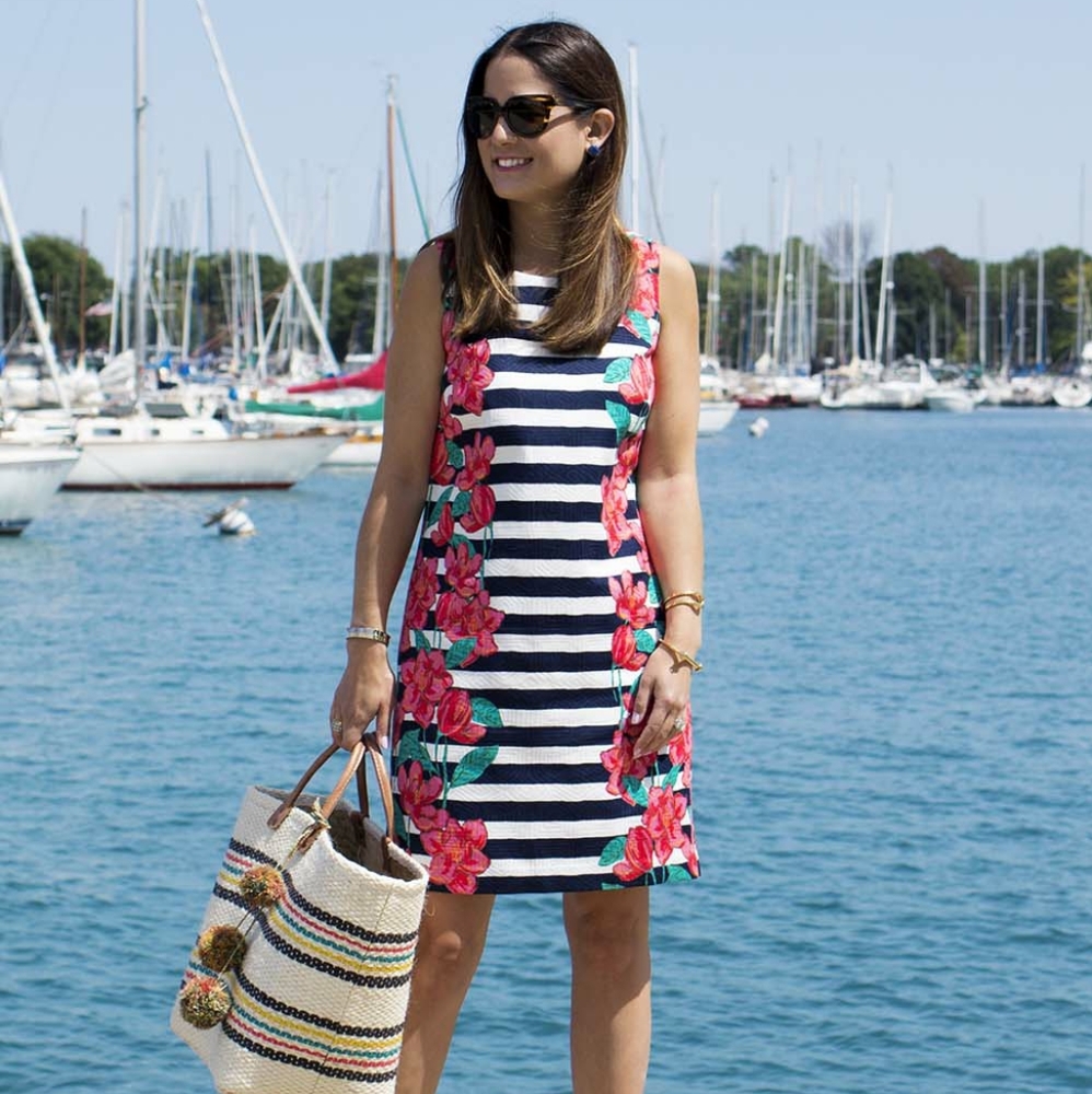 Vineyard Vines Women's Magnolia Stripe Shift Dress Size 4